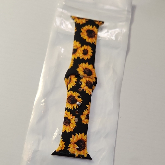 Sunflower Pattern Watch Band - Picture 1 of 2